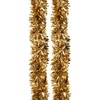 Robelli Thick Luxury MATTE Christmas Tree Tinsel Decoration - (Gold