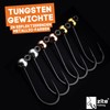 Zite Fishing Tungsten Pro Sharp Jig Hook Set Metallic, Pack
