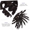 Healvian 4pcs Boho Braids Extensions Spring Curly Synthetic Hair Extensions