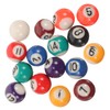 Mikinona 1 Set Mini Billiard Balls Set of Durable Resin