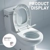 Quuztao 24 Pcs Toilet Seat Bumpers for Use with Bidet,