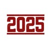 2025 Iron-On Decal, Custom Vinyl Transfer for New Years Graduation
