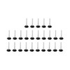 TIOMIOSEA Pack of 25 Clamping Knob Wing Screw M6 x