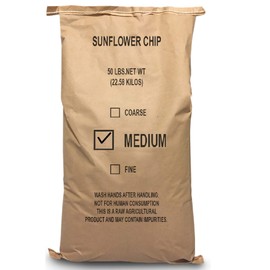 EasyGoProdcuts Sunflower Kernels – Medium Sun Flower Wild Bird Seed Chips 50 lb, Model Number: Sunflower-50-MED
