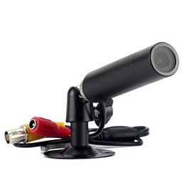 CNDST CCTV HD 1/3 CCD Mini Bullet Security Camera 1000TVL 3.6 mm Lens with Bracket Small Indoor Outdoor Surveillance Camera Analogue Camera