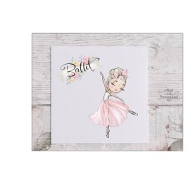 Ballerina card, well done on your ballet exam, good luck, Birthday card, congratulations card, greetings card, celebration card, Dancer card, blond ballet dancer, thank you dance teacher card