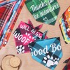 Sweetude 100 Pcs Plaid Dog Bandanas Bulk Cute Dog Scarf
