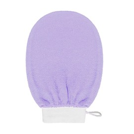 Kisstta Exfoliating Gloves, Exfoliating Gloves, Body Wash Mitt for Body and Face Shower Glove Massage for Body and Face - (Purple) Exfoliating Glove