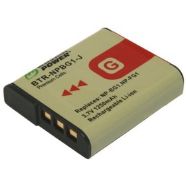 Wasabi Power NP-BG1, NP-FG1 Battery for Sony Cyber-Shot, DSC-H3, DSC-H7, DSC-H9, DSC-H10, DSC-H20, DSC-H50, DSC-H55, DSC-H70, DSC-H90, DSC-HX5V, DSC-HX7V, DSC-HX9V, DSC-HX10V, and More