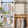 Adjustable Shower Curtain Rod for Bathrooms and Laundry Rooms –