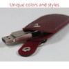 YIUWLMN - Funda protectora para unidad flash USB de piel