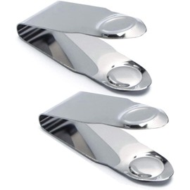 2Pcs Silver Stainless Steel Strawberry Huller Fruit Stem Remover Home Kitchen Tools for Cherry Tomato, Fruit & Vegetable Tools 2.8in * 1in