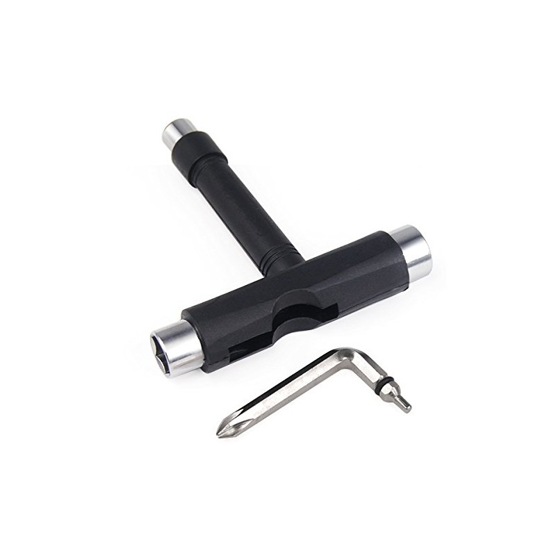 Accessotech Skateboard T Tool Wrench Screw with Allen Key Turner