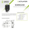 ENGO E30NC-230 UFH Thermal Actuator 230V M30x1.5 Normally Closed Underfloor
