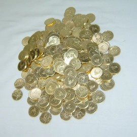 NEW 200 GOLDEN LIBERTY / EAGLE PACHISLO SLOT MACHINE TOKENS - NEW