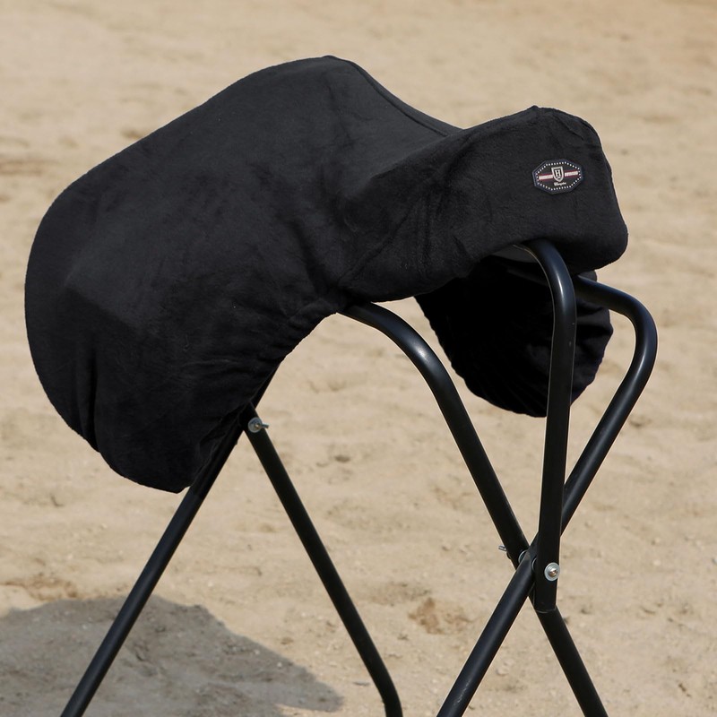 Harrison Howard Essential Fleece Horse Saddle Cover for Dressage Horse