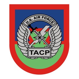 US Army - US Airforce Tactical Air Control Party (TACP) Patch Decal - 3.5 Inch Tall Full Color Decal, Sticker