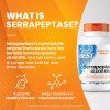 Doctor's Best Serrapeptase 90 Veggie Caps Non GMO Vegan Respiratory