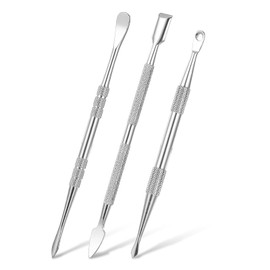 Piriuuo Wax Carving Tools Set, Stainless Steel Clay Sculpting Tools Double-Ended Pottery Carving Tools Wax Modeling Tools Dental Carvers Tools Wax Accessories Modeling Sculpting and Shaping(3 Styles)