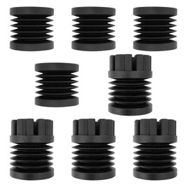 8Pcs Anti Vibration Feet Fit for Bambu Lab X1 Series X1, X1 Carbon Combo and P1P / P1S / P1S Combo 3D Printer Replacement, Slotted & O-Shaped Universal Rubber Foot Anti-Slip Silicone Rubber Pad