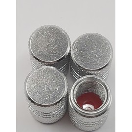 Unbranded Set of 8 Chrome Tire Valve Stem Caps For Car, Standard Fitting #87