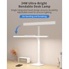 SEOUFRDZ LED Desk Lamps for Home Office with Base, 24W