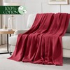 Elegant Comfort Premium 100% Cotton Waffle Blanket - Lightweight Breathable