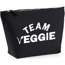 Hippowarehouse Team Veggie printed make up cosmetic wash bag 18x19x9cm