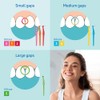 TePe Interdental Brush Angle, Yellow, 0.7mm/ISO 4, 20pcs, Plaque Remover,