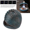 Incense Holder European Style Shell Shape LED Lamp Backflow Aromatherapy