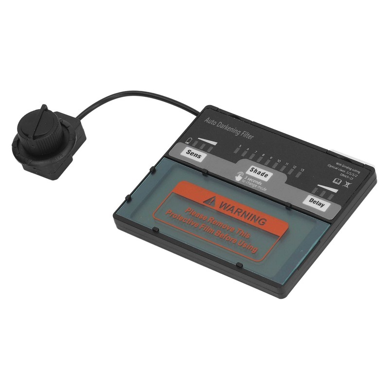 Auto Darkening Filter Welding Cover Adjustable Solar Helmet Lens Big