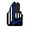 RetroPlanet Maine Supports Police Die Cut Vinyl Sticker