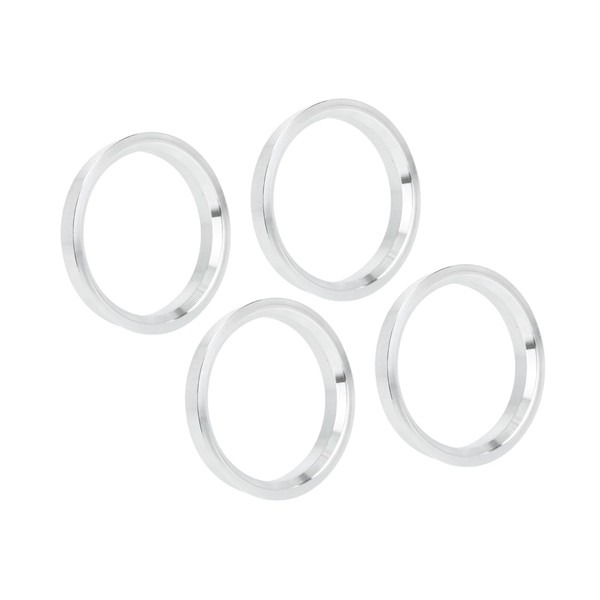 A ABSOPRO 4pcs 66.6 to 57.1 mm Aluminium Alloy Car