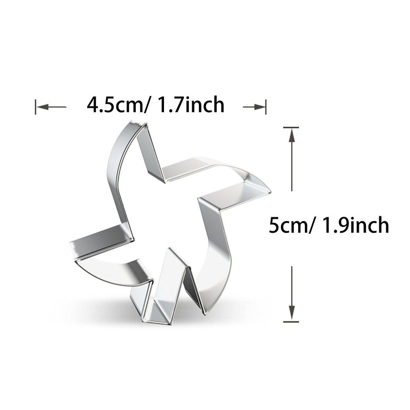 WJSYSHOP Windmill Cookie Cutter - Small Size