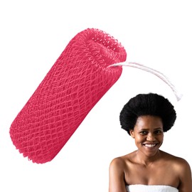 African Net - Skin Smoothing Scrubber | Deep Cleaning Bath Massaging Sponge for Arm Foot Neck Leg Back Daily Care Travel Gym Bathroom