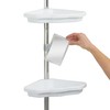 Bath Bliss Aluminum Corner Shower Organizer | 4 Tier |