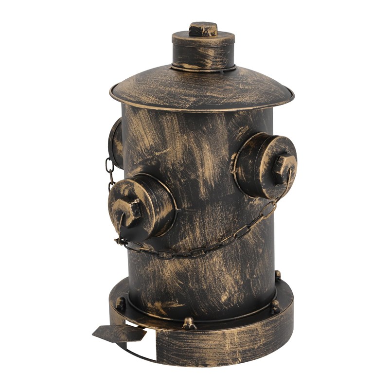 Pinelicorn 15.35inch Fire Hydrant Trash Can, Retro Creative Garbage Can