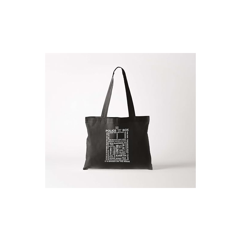 Tardis Tote Bag Black
