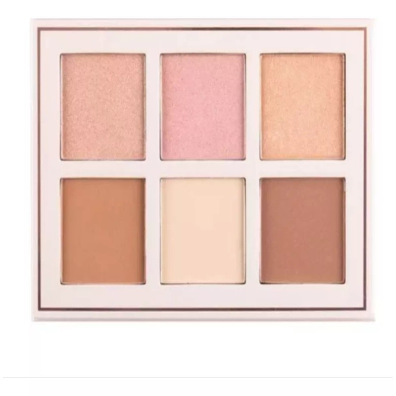 Beauty Creations Paleta Con 6 Polvos Highlight & Contour Beauty