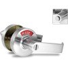 VIZILOK Privacy Indicator Door Lock Inuse or Vacant, Bathroom RIGHT