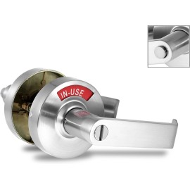 VIZILOK Privacy Indicator Door Lock Inuse or Vacant, Bathroom RIGHT HANDED ONLY