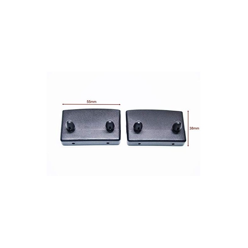 Husseinbolt New replacement 50-55mm side rail bed slat holders/caps (Model