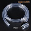 sourcing map Transparent PVC hose, plastic vinyl hose, 8 mm,