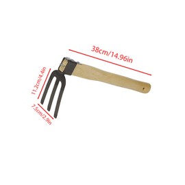 SD-CityCliq Garden Tool,Gardening Hand Tools,Garden Weed Pulling Tool,Uprooting Weeding Tool fits for Vegetable Gardening Backyard Farm Planting&Weeding (3 Tooth rake)