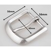 SENWA Stainless Steel Drawing Single Prong Horseshoe Belt Buckle 1.6"(40mm)