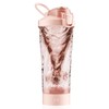 FANS-ONE Electric Protein Shaker Bottle, 24oz Lockable Electric Blender Cup,