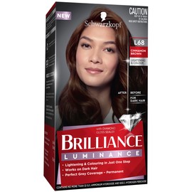 Schwarzkopf Brilliance Permanent Hair Colour, L68 Cinnamon Brown