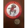 SF San Francisco 49ers Vintage Rare Embroidered Iron On Patch
