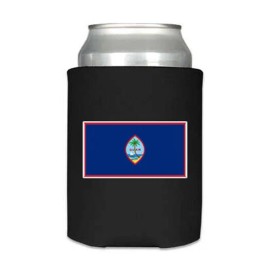 IYVM Guam Flag Neoprene Can Cooler - With Name