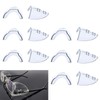 6 Pairs Eye Glasses Side Shields, Flexible Slip on Side
